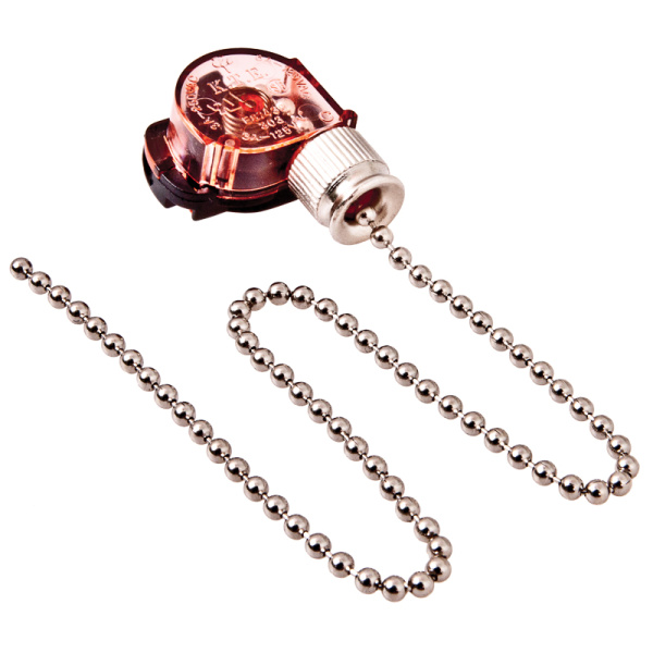 Выключатель для настенного светильника с цепочкой 270 мм, silver Rexant 32-0101