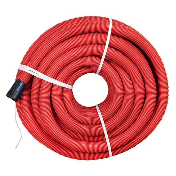 Купить EKF PROxima Труба гофрированная двустенная гибкая ПНД d 160 с зондом (50 м) красная,