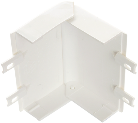 SPL Угол внешний переменный для мини-плинтусов 60x16 белый (030292 - SPL - 060004S)