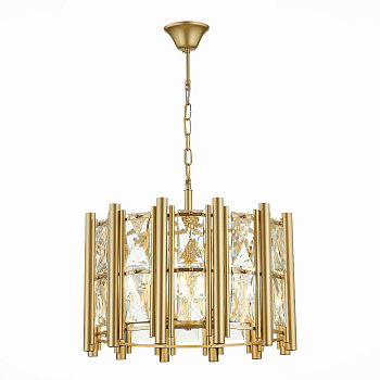 ST LUCE  SL1623.203.06 Люстра подвесная шампань/шампань, прозрачный E14 6*40W