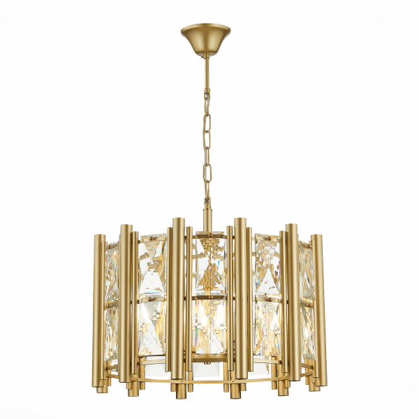 ST LUCE  SL1623.203.06 Люстра подвесная шампань/шампань, прозрачный E14 6*40W