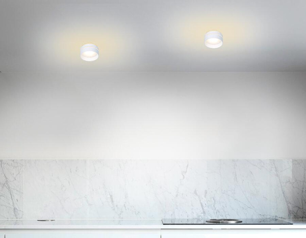 Купить Ambrella Встраиваемый точечный светильник TN193 WH/S белый/песок GU5.3 D80*60