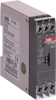 ABB CT-YDE Реле времени (задержка на включ., перекл.Y/D) 24В A C/DC, 220-240В AC (0,3..30с.) 1ПК 1SVR550207R4100