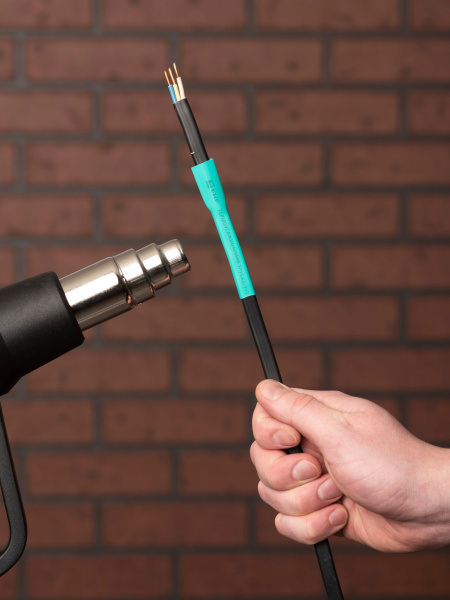 Купить EKF PROxima Термоусаживаемая трубка ТУТ нг 12/6 зелёная рулон