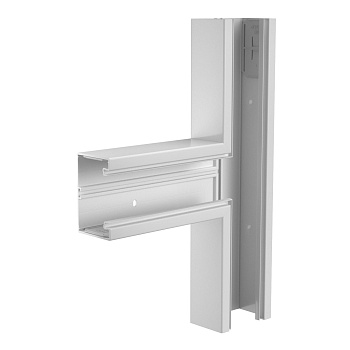 OBO Bettermann Т-образная секция кабель-канала Rapid 80, 70x110 мм (без крышки) ПВХ, светло-серый RAL7035 6274362