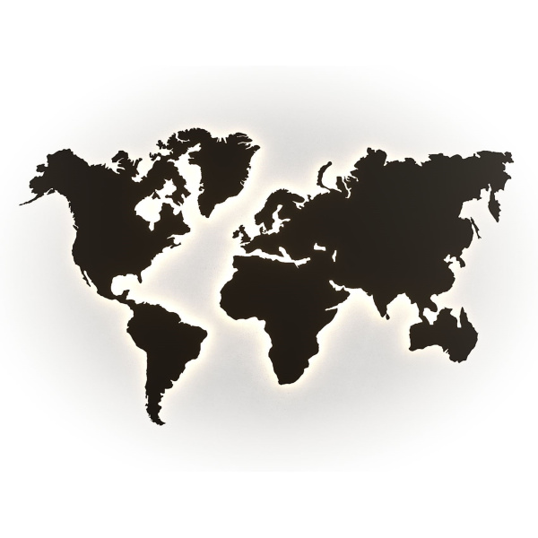 Svetholl Настенные перфорации (Карта мира 1) L1500 B40 H900 Мощность: 75W ISNPM5-900040-150010075