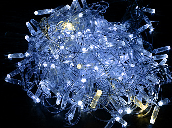 IEK Гирлянда нить 10м 100W IP44 прозрачный 230В м/т