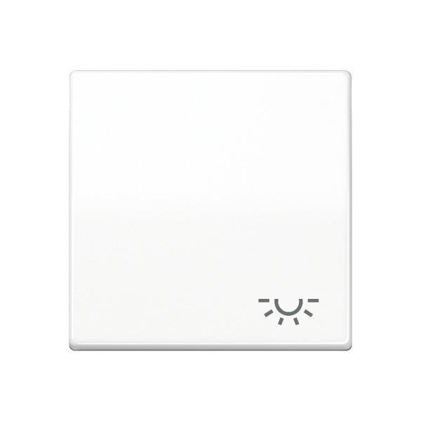 JUNG Клавиша с символом "свет" белая ABAS591LWW