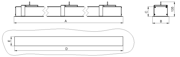 Купить СТ LINER/R 100 LED (1200) WH 4000K