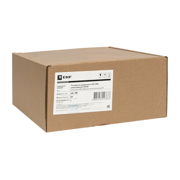 Купить Разъединитель-предохранитель РПБ-4 400А правый привод без ППН EKF Basic rpb-r-400