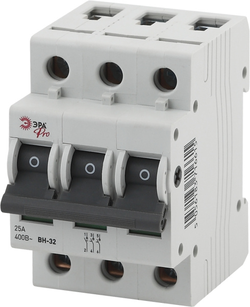 ЭРА NO-902-97 Pro Выключатель нагрузки ВН-32 3P 25A