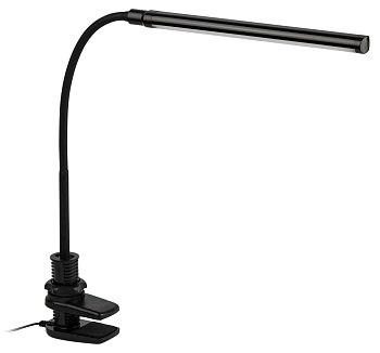 ЭРА Настольный светильник NLED-509-8W-BK светодиодный на струбцине черный
