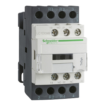 SE Contactors D Telemecanique Контактор 4P (2НО+2НЗ), АС1 40А, НО+НЗ, 48V 50/60Гц LC1D258E7 SE Contactors D Telemecanique Контактор 4P (2НО+2НЗ), АС1 40А, НО+НЗ, 48V 50/60Гц LC1D258E7
