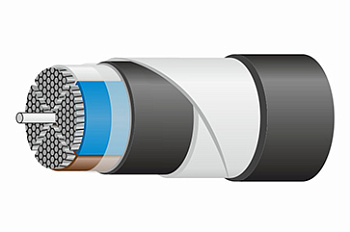 Кабель силовой алюминий АПвБШп(г) 4x50мм² бронированный черный ГОСТ АПвБШп(г) 4*50 мс-1