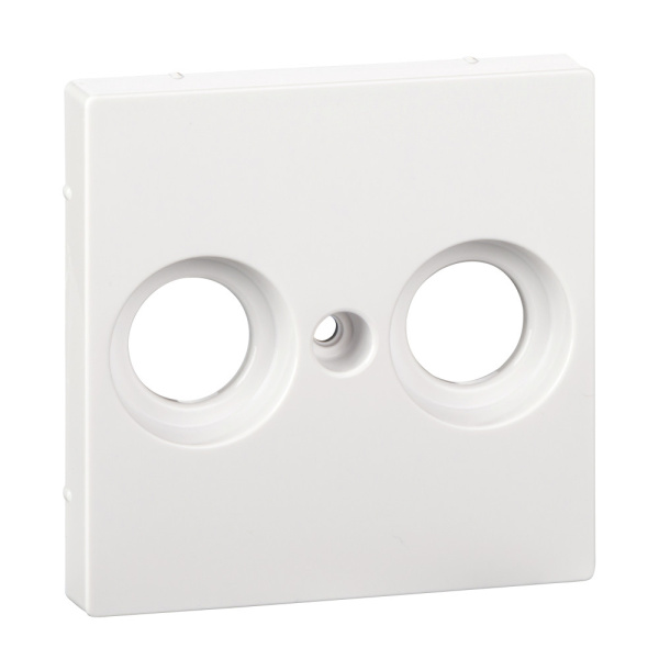 SE Merten SM Бел Актив Накладка розетки TV-FM 2 отверстия MTN4122-0325