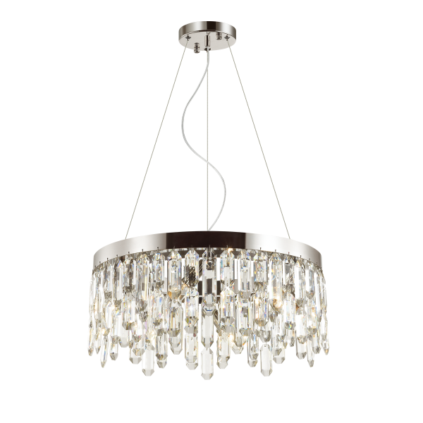 Купить Odeon Light 4985/6 HALL ODL22 383 хром/хрусталь Люстра E14 6*40W DAKISA