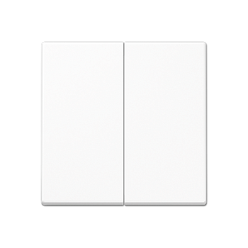 JUNG Клавиша для KNX кнопки, 2 группы дюропласт белый A102WW