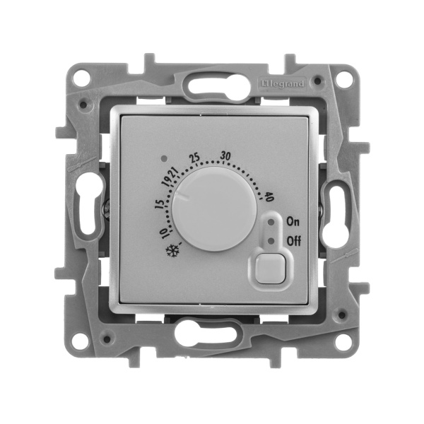 Купить Legrand Etika Алюминий Термостат для пола 672430