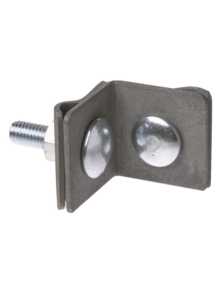 TDM Держатель фальцевый стальной зажим 30х30 мм для прута Ø6-10 мм, гор. цинк. SQ2402-3281