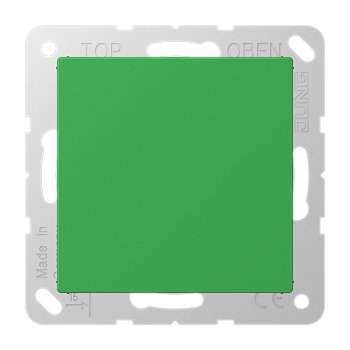 JUNG Крышка без отверстий зеленый A594-0GN