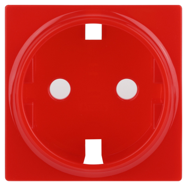 ЭРА Накладка для розетки Серия 12 12-6301-23 на 12-2101, 12-2102, 14-2101, 14-2102 сменная, красный