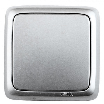 Hegel Альфа наруж Серебро ВА16-163-06 Переключатель 1-клавишный с изол. пластиной