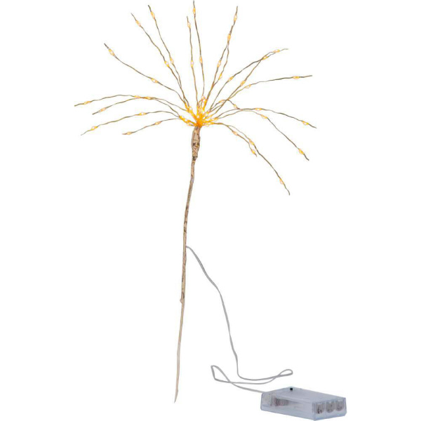 Eglo 710-33 Светильник FIREWORK, 60X0,06W (LED), 4,5V, 25х42см, сталь, латунный, 3x АА (не в комплекте)