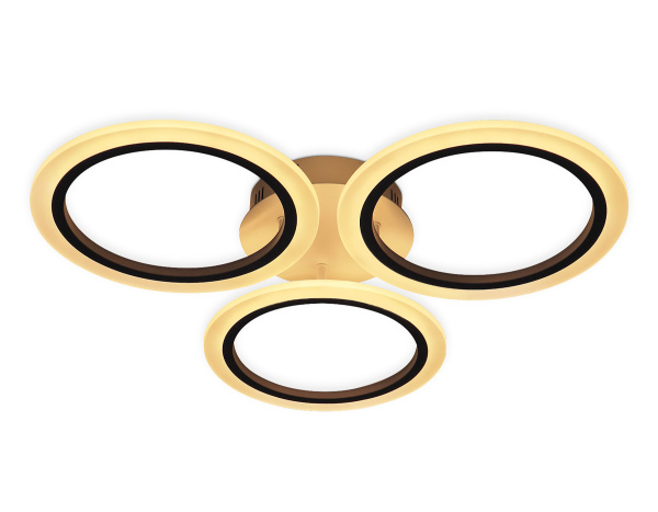 Купить Ambrella Потолочный светодиодный светильник с пультом FA4052/3 WH белый 4200K/3000/6400K 51W D580*80 (ПДУ ИК)