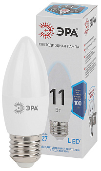 ЭРА LED B35-11W-840-E27 (диод, свеча, 11Вт, нейтр, E27)