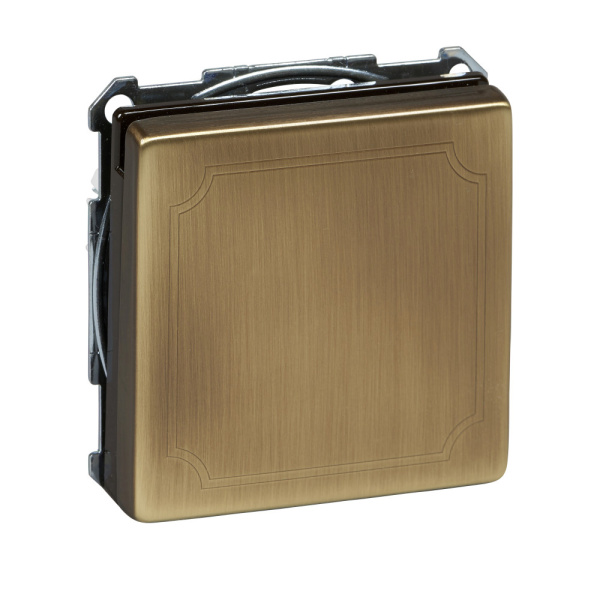 SE Merten SD Античная латунь Механизм розетки 16А с з/к c шт MTN2310-4143