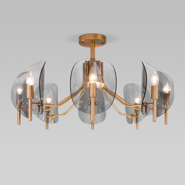 Купить Eurosvet Классическая потолочная люстра 60135/8 латунь a058089