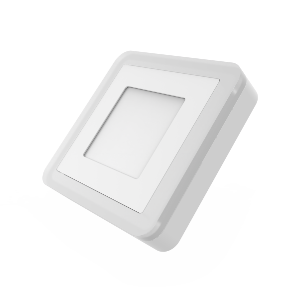 Купить Gauss Светильник Backlight накладной BL221 Квадрат. Акрил, 3+3W, LED 4000K, 105*105,