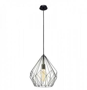 Eglo Подвес CARLTON, 1x60W (E27), Ø310, H1100, сталь, черный 49257 Eglo Подвес CARLTON, 1x60W (E27), Ø310, H1100, сталь, черный 49257