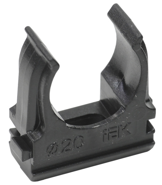 IEK ELASTA Держатель с защёлкой CF20 черный (10 шт/комп)