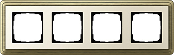 Gira ClassiX Бронза/Кремовый Рамка 4-ая 0214623