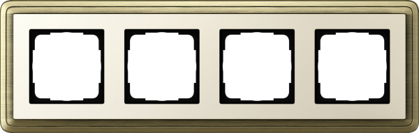 Gira ClassiX Бронза/Кремовый Рамка 4-ая 0214623