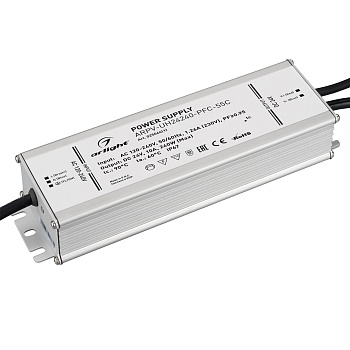 Arlight Блок питания ARPV-UH24240-PFC-55C (24V, 10.0A, 240W) (IP67 Металл, 5 лет) 025046(1)