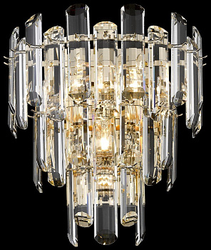 Wertmark WE107.03.301 Бра Золото/Прозрачный E14 3*40W