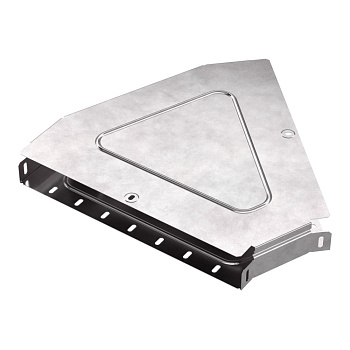 Промрукав Угол горизонтальный 45 градусов с крышкой Стандарт 400х50 PR16.0613