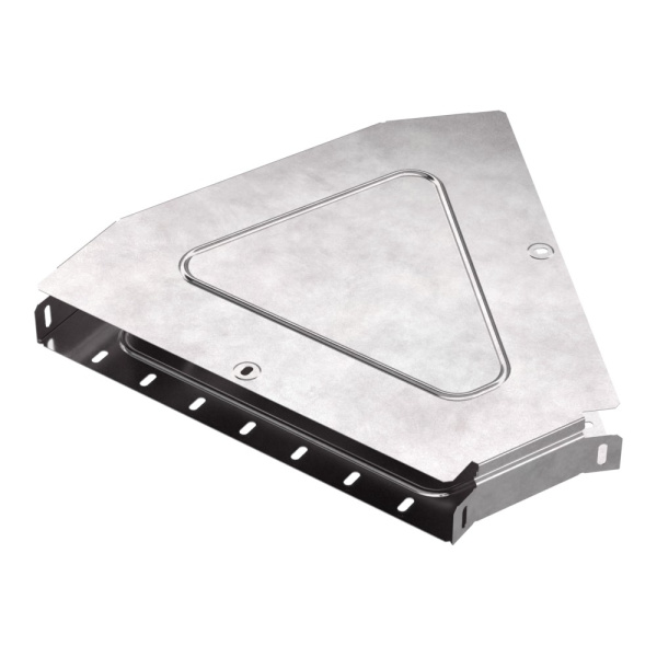 Промрукав Угол горизонтальный 45 градусов с крышкой Стандарт 400х50 PR16.0613