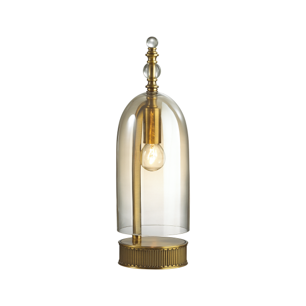 Купить Odeon Light 4892/1T NEO ODL_EX22 27 бронзовы/коньячный/стекло Настольная лампа E14 1*40W BELL