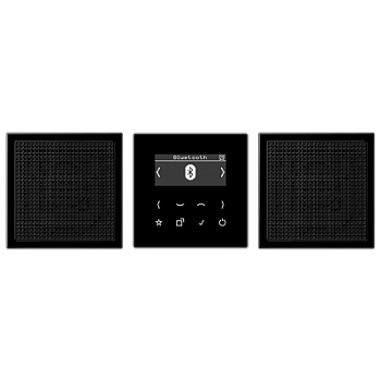 JUNG Смарт радио DAB+ Bluetooth, стерео черный DABLS2BTSW