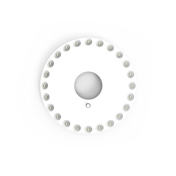 Купить Gauss Фонарь кемпинговый модель GFL003 24LED 300lm 3xAA белый магнит и карабин LED 1/12/72 GF003