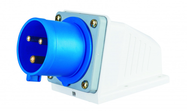 Dekraft Вилка стац. 2Р+РЕ 32А 380В IP44 ВС-103