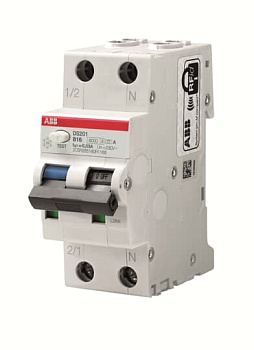 ABB Выключатель автоматический дифференциального тока DS201 B10 A10 2CSR255180R0105 ABB Выключатель автоматический дифференциального тока DS201 B10 A10 2CSR255180R0105