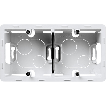 Legrand INSPIRIA Белый Коробка накладного монтажа - 2 поста 673990