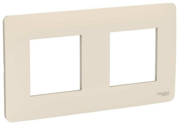 Купить SE Unica Studio Беж Рамка 2-ная NU200444