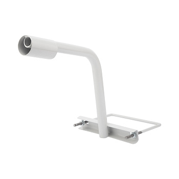 Кронштейн для консольного светильника приставного монтажа 1 хомутом серый (сталь 2мм, 625*460*280 Ø57) Rexant 607-415