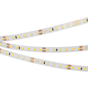 Arlight Светодиодная лента RT-A120-8mm 24V Warm2400 (9.6 W/m, IP20, 2835, 5m) (Открытый) 018090(2)