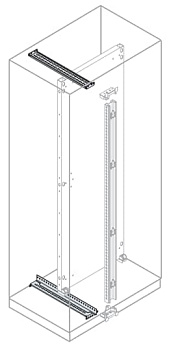 ABB Направляющая для установки монтажной платы Г=600мм(2шт) EB6101